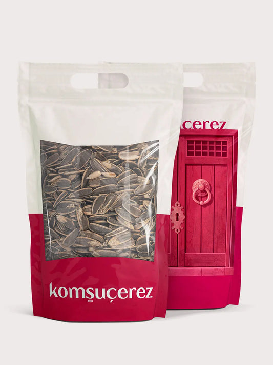 komşuçerez Tuzsuz Siyah Ay Çekirdeği Paket
