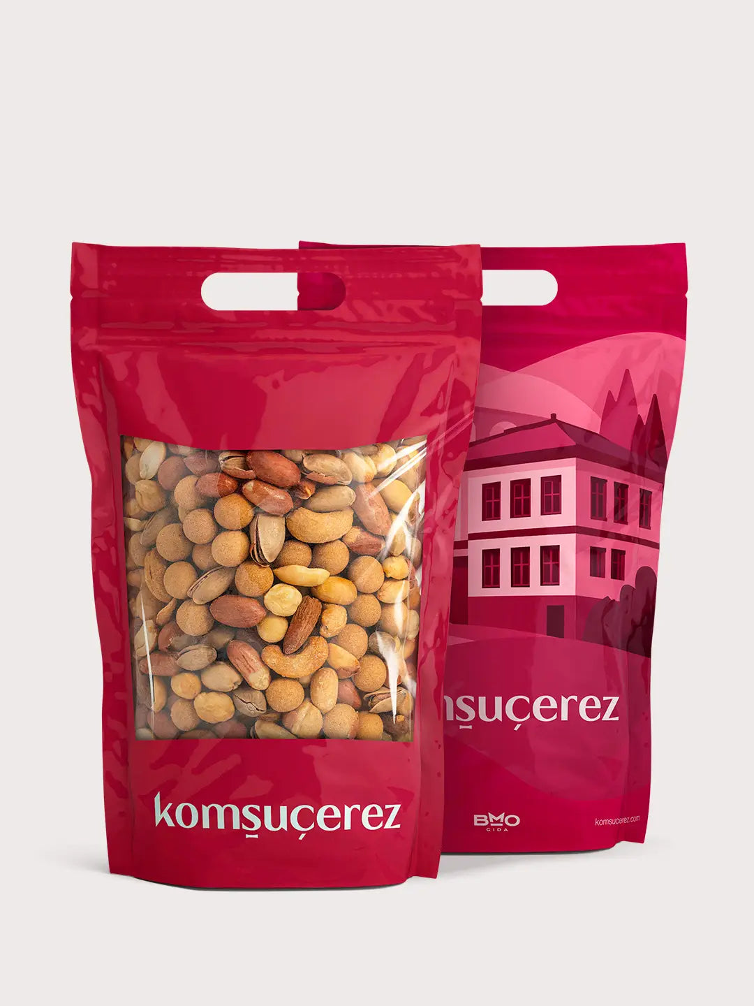 komşuçerez Karışık Kokteyl Paket Kaju Fındık Fıstık Antep Fıstığı Çıtır Leblebi